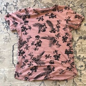 Pink “Hawaiian” like shirt.
